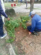 Program Gotong Royong Di Taman Rekreasi Awam Tangkak.